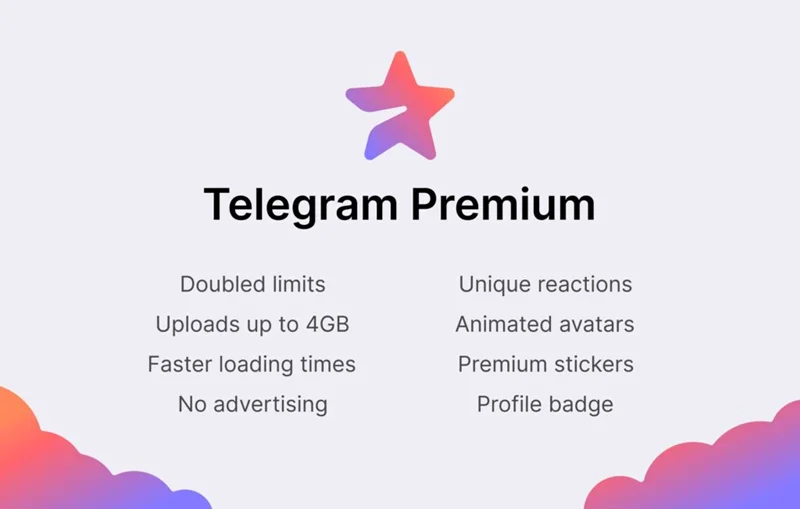 ویژگی‌ها و قیمت نسخه Telegram Premium قبل از اینکه راه اندازی شود فاش شد.