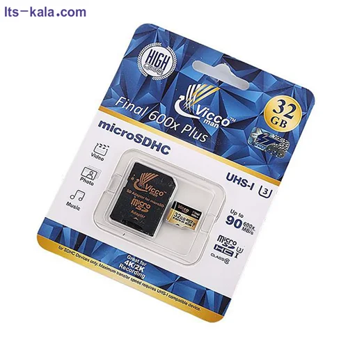 کارت حافظه microSDHC ویکو من مدل Extre600X کلاس 10 استاندارد UHS-I U3 سرعت 90MBps ظرفیت 32گیگابایت همراه با آداپتور SD