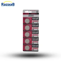 باتری سکه ای مکسل مدل CR2025 بسته 5 عددی